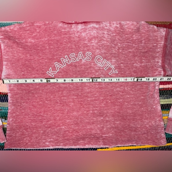 Chicka-d Kansas City Cropped Sweatshirt Size Small - Picture 4 of 6